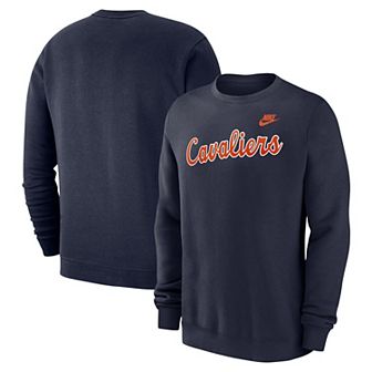 Men's Nike Navy Virginia Cavaliers Vintage Club Fleece Pullover Sweatshirt