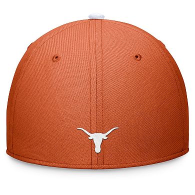 Men's Nike Texas Orange Texas Longhorns Primetime Rise Swoosh Flex Hat