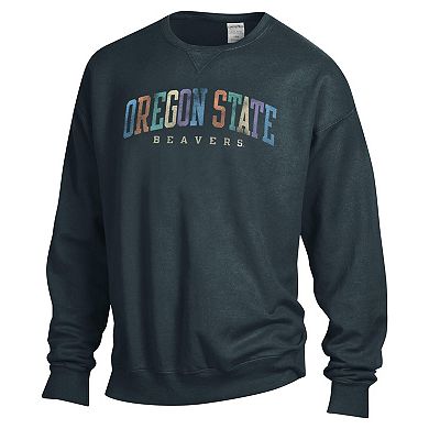 Unisex ComfortWash Gray Oregon State Beavers Oversized Pullover Sweatshirt
