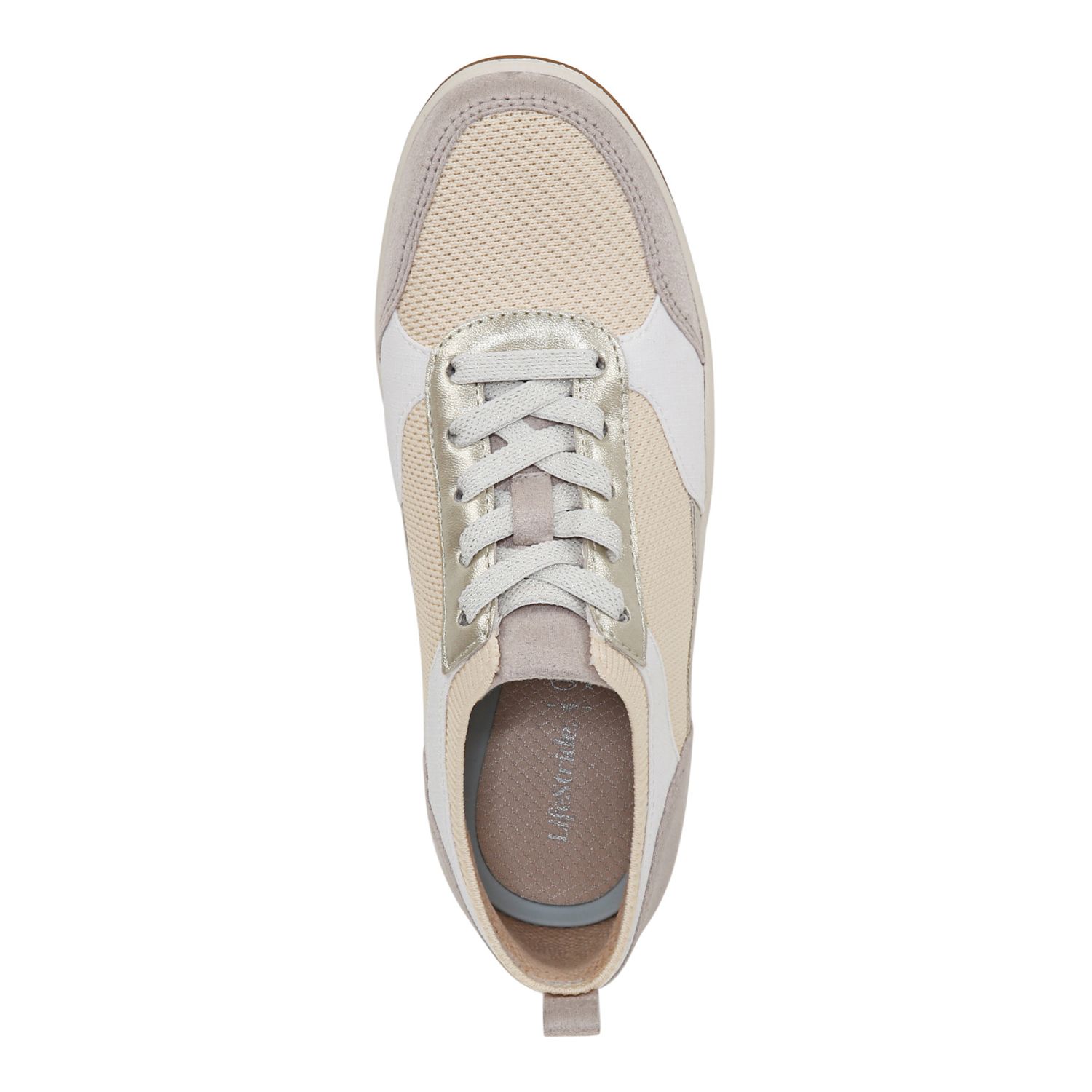 LifeStride Rest Slip-On Knit Sneaker in White