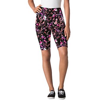 Woman Within Plus Size Stretch Cotton Bike Short