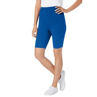 Woman Within Plus Size Stretch Cotton Bike Short