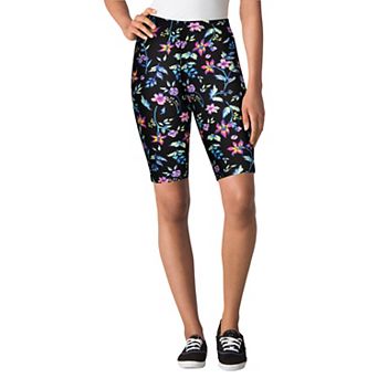 Woman Within Plus Size Stretch Cotton Bike Short