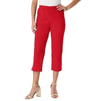 Roaman's Women's Plus Size Plus Size Comfort Stretch Capri Jean