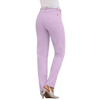 Roaman's Women's Plus Size Classic Stretch Straight Leg Jean