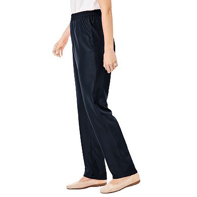 Woman Within Plus Size Woven Pant