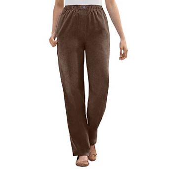 Woman Within Plus Size Tall 7-Day Corduroy Straight-Leg Pant