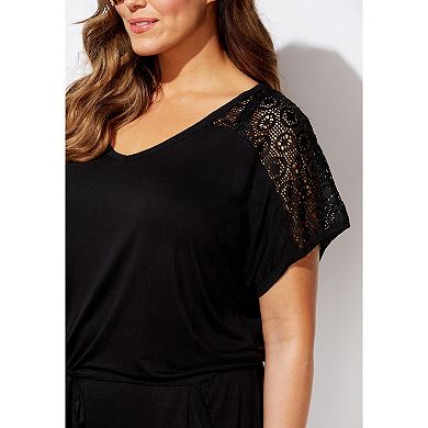 Swimsuits for All Women's Emmie Crochet Cover Up Tunic