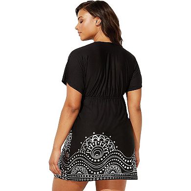 Swimsuits for All Women's Kate V-Neck Cover Up Dress
