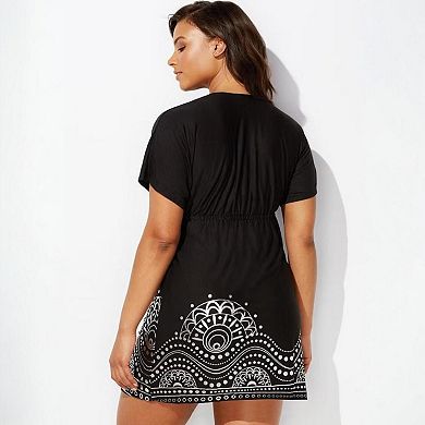 Swimsuits for All Women's Kate V-Neck Cover Up Dress