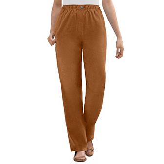 Woman Within Plus Size 7-Day Corduroy Straight-Leg Pant