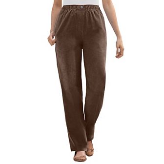 Woman Within Plus Size 7-Day Corduroy Straight-Leg Pant