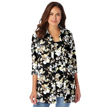 Woman Within Plus Size 2 pc Shirt And Tank