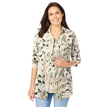 Woman Within Plus Size 2 pc Shirt And Tank