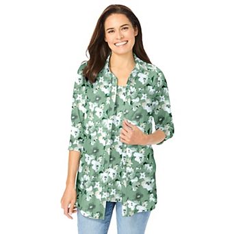 Woman Within Plus Size 2 pc Shirt And Tank