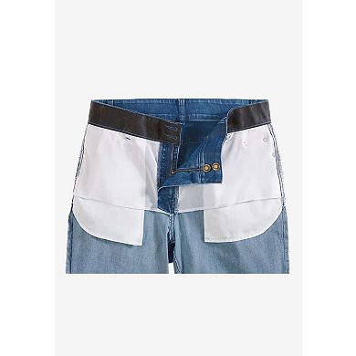 Woman Within Plus Size Tall Stretch Built-In Slimming Panel Straight Leg Jeans