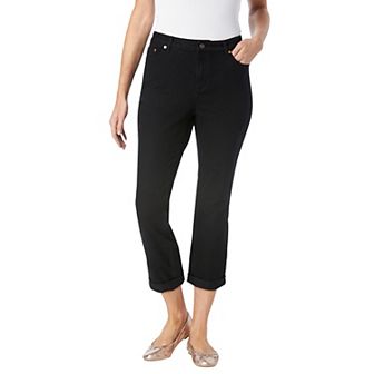 Woman Within Plus Size Tall Stretch Denim Five-Pocket Girlfriend Jeans