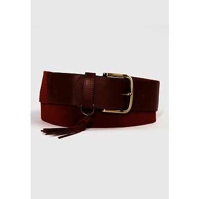 Woman Within Stretch Tassel Belt