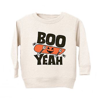 Boo Yeah Skateboard Toddler Graphic Sweatshirt