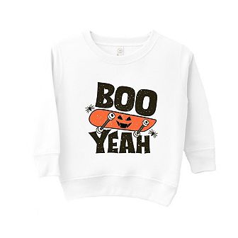 Boo Yeah Skateboard Toddler Graphic Sweatshirt