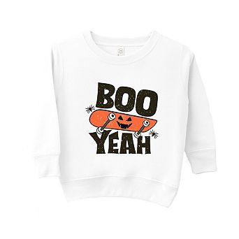 Boo Yeah Skateboard Toddler Graphic Sweatshirt
