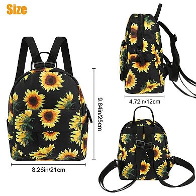 Waterproof Sunflower Shoulder Backpack