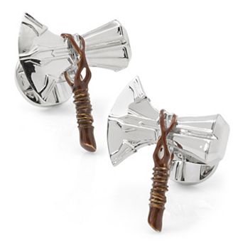 3d Stormbreaker Silver Cufflinks
