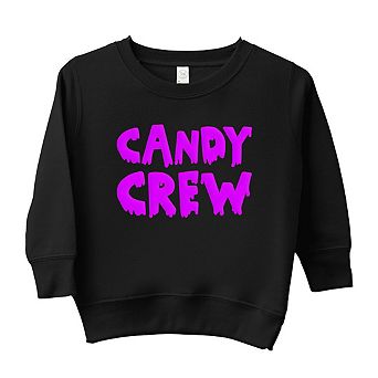 Candy Crew Puff Print Toddler Graphic Sweatshirt