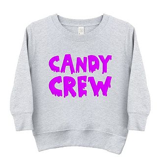Candy Crew Puff Print Toddler Graphic Sweatshirt