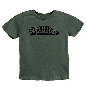 Little Monster Youth Short Sleeve Graphic Tee