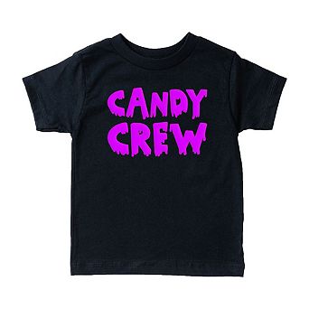 Candy Crew Puff Print Youth Short Sleeve Graphic Tee