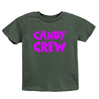 Candy Crew Puff Print Youth Short Sleeve Graphic Tee