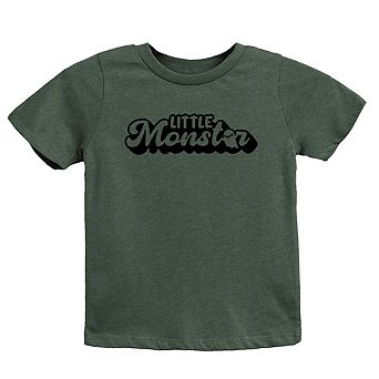 Little Monster Toddler Short Sleeve Graphic Tee