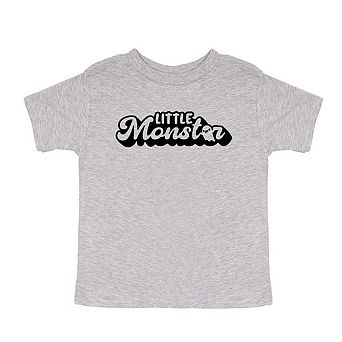 Little Monster Toddler Short Sleeve Graphic Tee