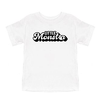 Little Monster Toddler Short Sleeve Graphic Tee