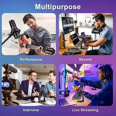 Usb Microphone With Noise Cancellation