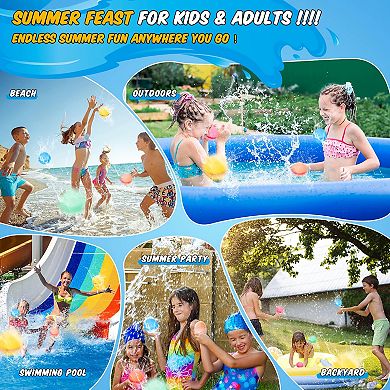 Clovercat Reusable 16-pack Water Balloons