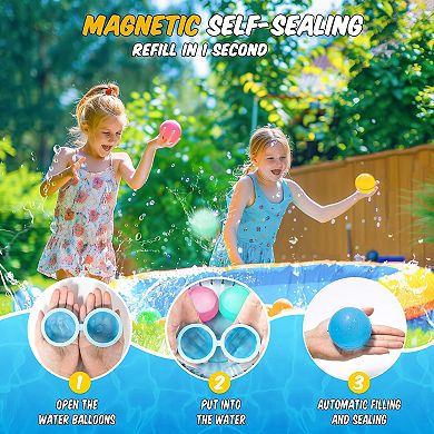 Clovercat Reusable Water Balloons 6-pack