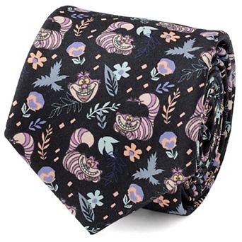 Alice In Wonderland Cheshire Cat Black Men's Tie