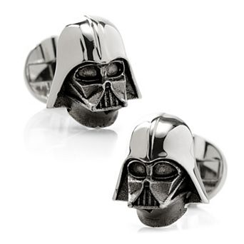 3d Sterling Silver Darth Vader Cufflinks