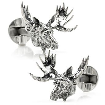 Antique Moose Cufflinks