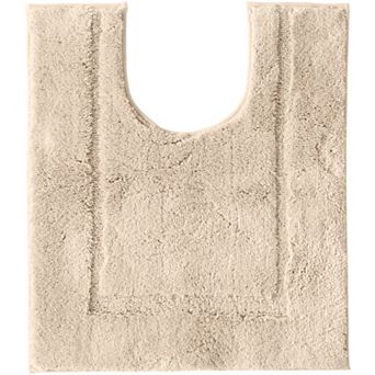 Lands' End Cotton Non-skid Contour Bath Rug