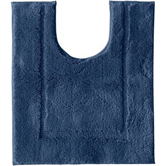 Lands' End Cotton Non-skid Contour Bath Rug