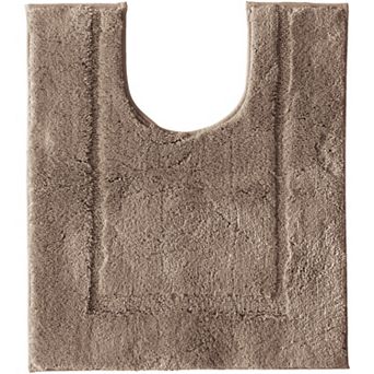 Lands' End Cotton Non-skid Contour Bath Rug