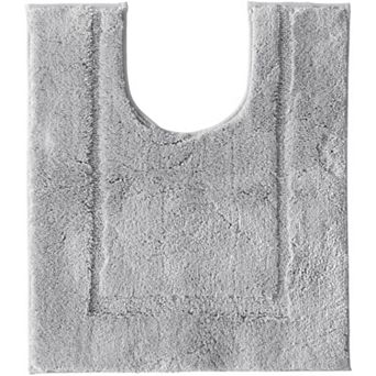 Lands' End Cotton Non-skid Contour Bath Rug