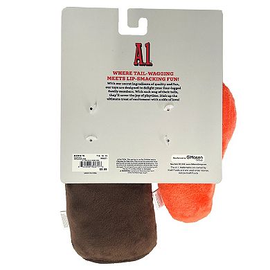 A1 Steak Sauce & Steak 2 Pack Plush Dog Toys