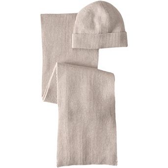 Lands' End Drifter Scarf & Hat Set