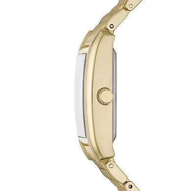Folio Women's Gold Tone Watch & Bracelet Stackable Set