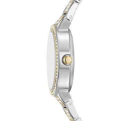 Folio Women's Two Tone Stackable Watch & Bracelet Set