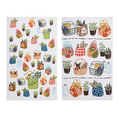 Celebrate Together™ Spring Farmers Market 2-Pack Kitchen Towel Set